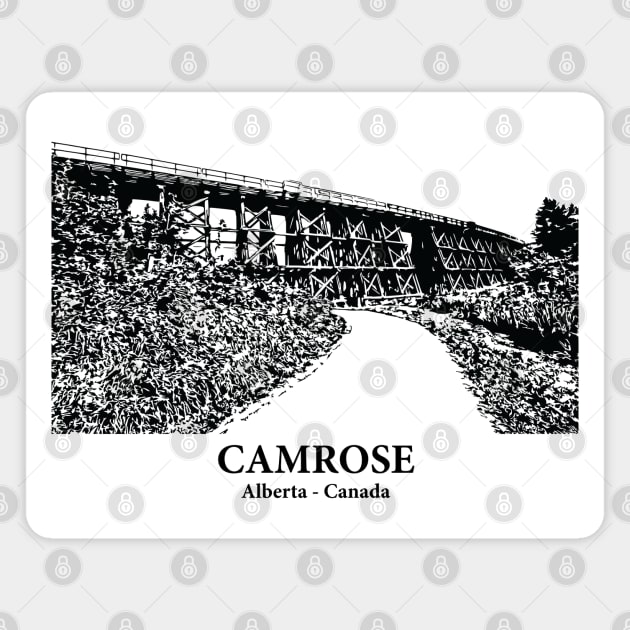 Camrose - Alberta Magnet by Lakeric